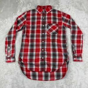 Denim & Supply Ralph Lauren Women S Plaid Flannel Shirt Boyfriend Preppy